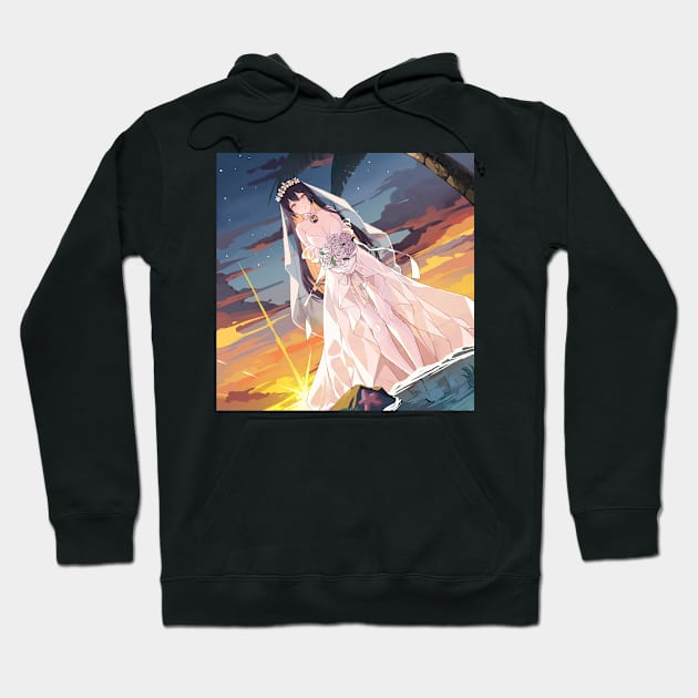 Bride Monerochan Hoodie by Monero Art Fund